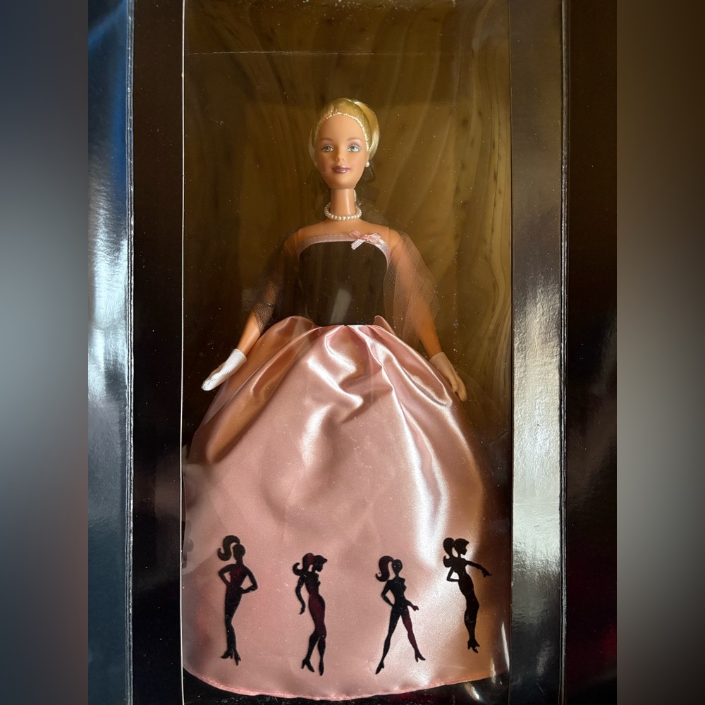 Barbie Doll Pink and Black Silhouette